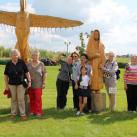 И опять - статуя Золотой Бабы - итоги Уватских фестивалей парковой скульптуры