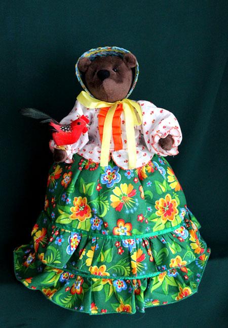 Кукла на чайник «Медведица Глафира»